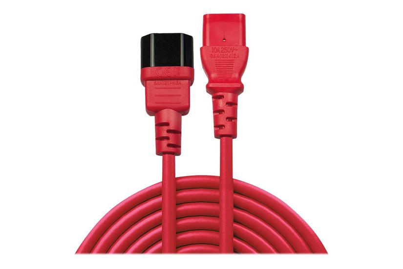 Lindy Forlængerkabel Til Strøm Power Iec 60320 C13 Til Iec 60320 C14