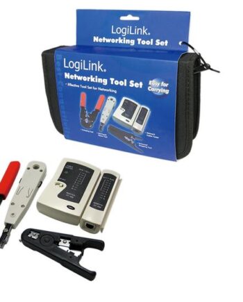 Logilink Networking Tool Set With Bag Værktøj Tester Kit Til Netværk