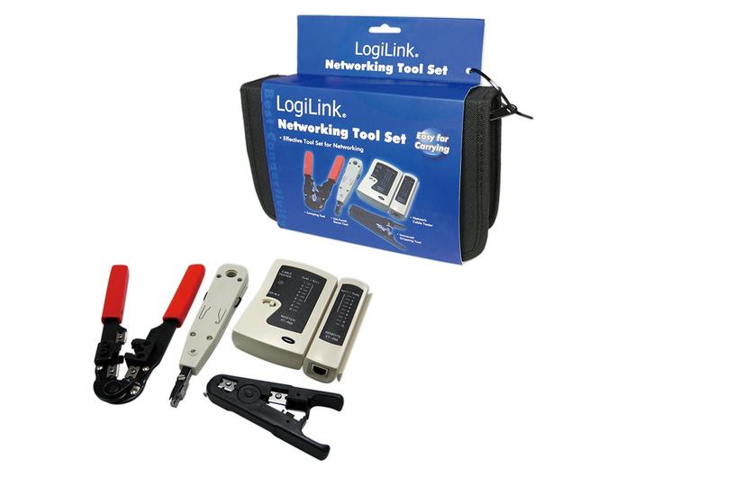 Logilink Networking Tool Set With Bag Værktøj Tester Kit Til Netværk