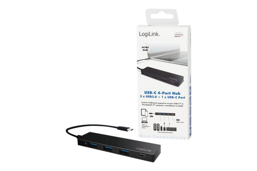 Logilink Ultra-slim Usb- Hub Hub Porte