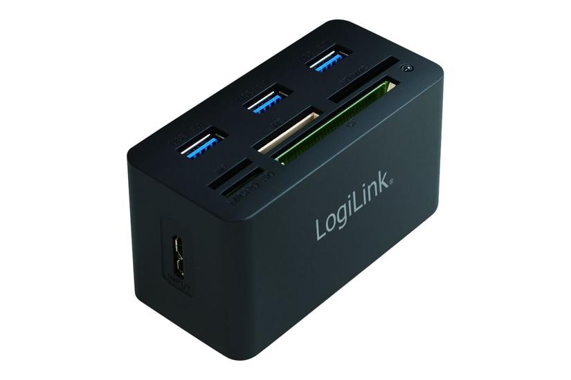 Logilink Usb Hub With All-in-one Card Reader Hub Porte