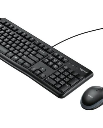 Logitech Desktop Mk120 Sæt Med Mus Og Tastatur Qwerty Us International Indgangsudstyr