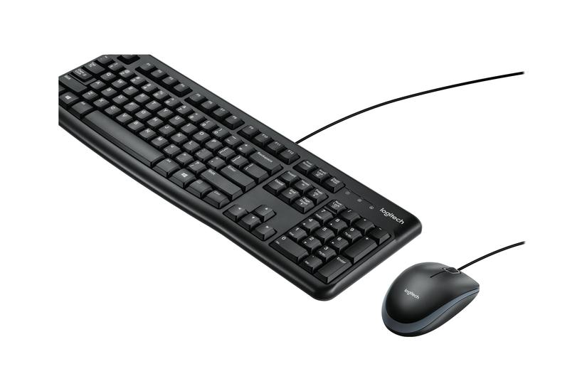 Logitech Desktop Mk120 Sæt Med Mus Og Tastatur Qwerty Us International Indgangsudstyr