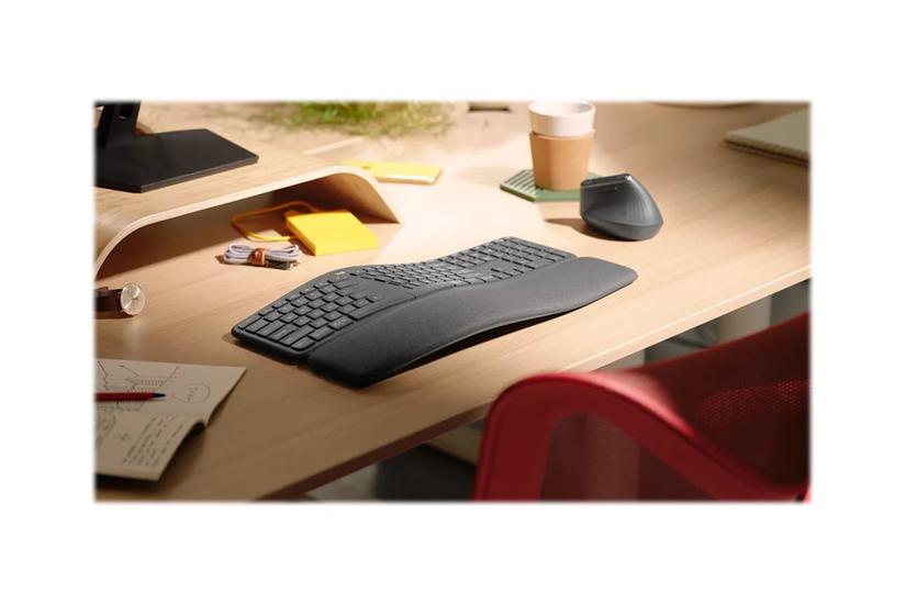 Logitech Ergo K860 Tastatur Qwerty Us International Grafit Indgangsudstyr