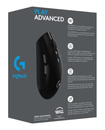 Logitech   G305 Mus     Ghz Sort