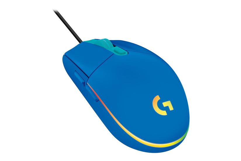 Logitech Gaming Mouse G203 Lightsync Mus Usb Blå