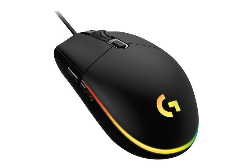 Logitech Gaming Mouse G203 Lightsync Mus Usb Sort