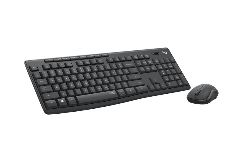 Logitech Mk295 Silent Sæt Med Mus Og Tastatur Qwertz Tysk Grafit Indgangsudstyr