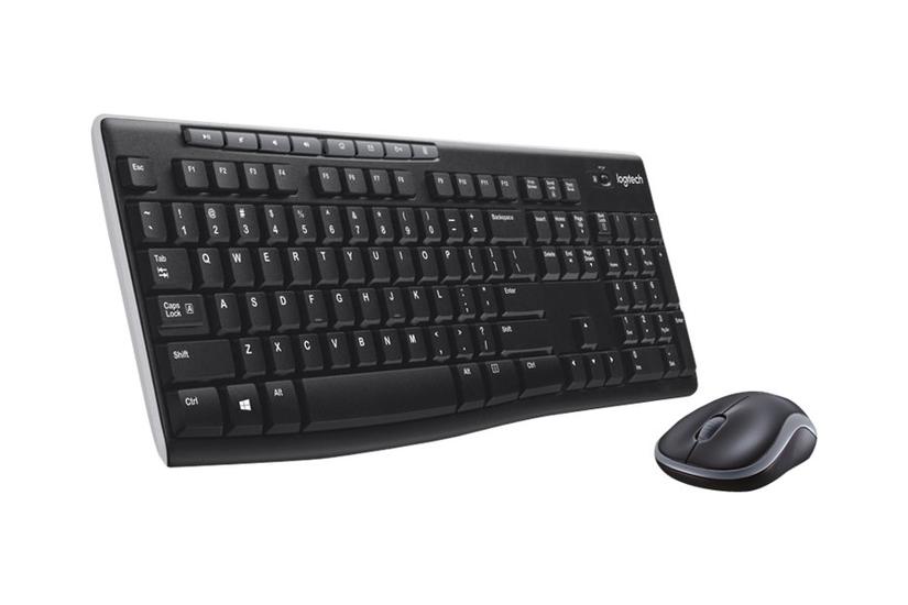 Logitech Mk270 Wireless Combo Sæt Med Mus Og Tastatur Us International Indgangsudstyr