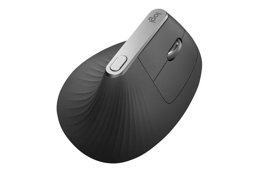 Logitech Mx Vertical Lodret Mus Usb Bluetooth Ghz Grafit