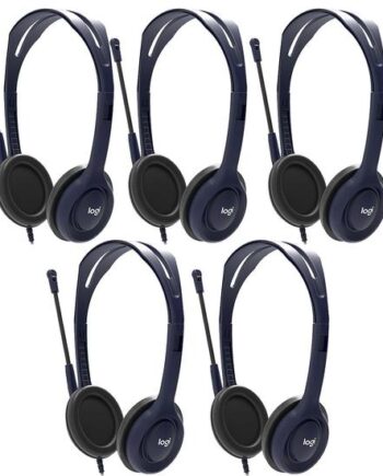 Logitech On-ear Headset Med Mikrofon     Mm Jackstik Midnatsblå  Pakke Med   Stk