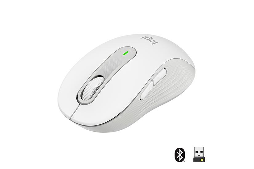 Logitech Signature M650 Mus Stor Størrelse Ghz Bluetooth Off-white