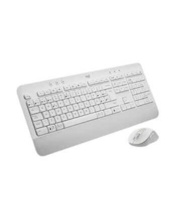 Logitech Signature Mk650 Combo For Business Sæt Med Mus Og Tastatur Qwerty Nordisk  Dansk Finsk Norsk Svensk  Off-white Indgangsudstyr
