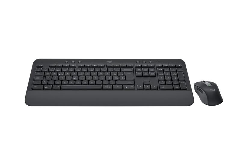 Logitech Signature Mk650 Combo For Business Sæt Med Mus Og Tastatur Qwerty Us International Grafit Indgangsudstyr