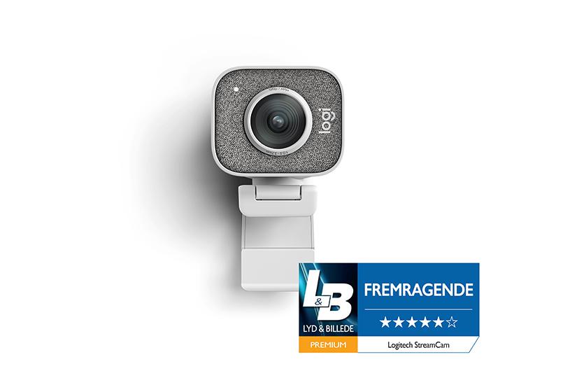 Logitech Streamcam Hvid Webkamera