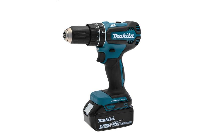 Makita Dhp485rtj Hammerbor Skruemaskine Ledningfri -hastigheders