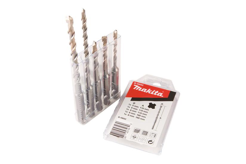 Makita -plus Drill Set Borebitsæt For Beton Stykker