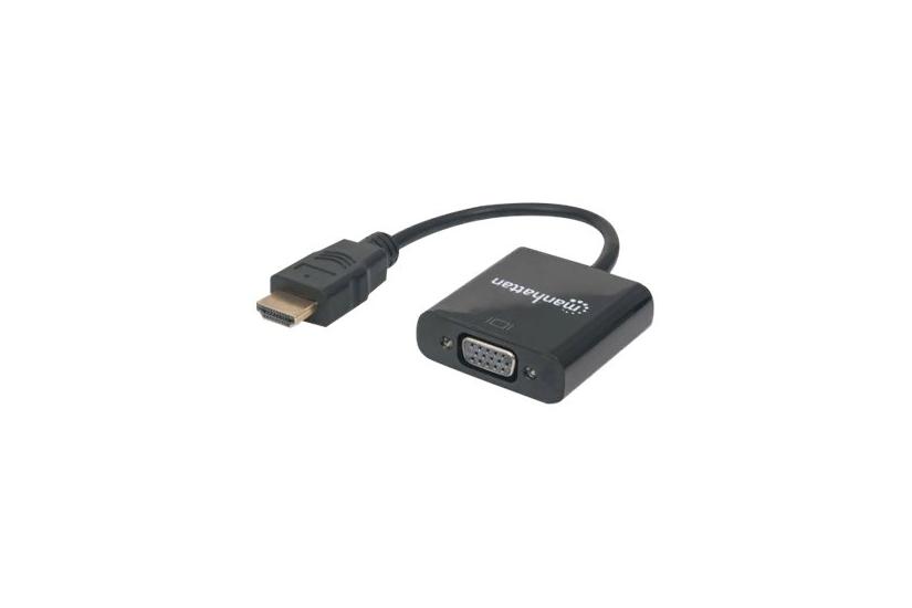 Manhattan 151467 Videokabel Adapter Hdmi Type Standard Vga -sub Sort