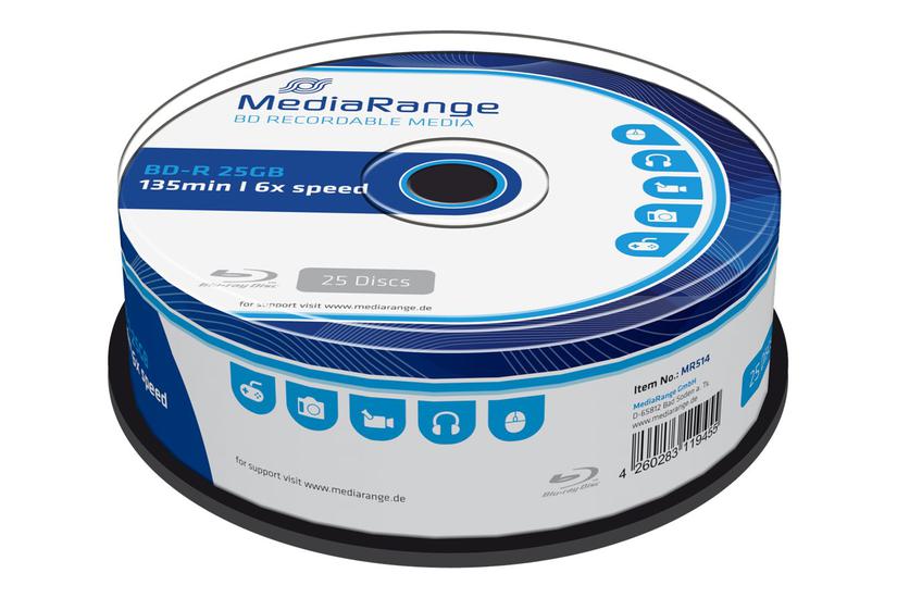 Mediarange Bd- 25 25 Gb Lagringsmedie