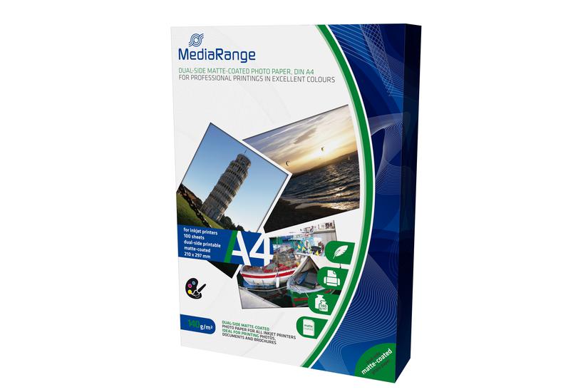 Mediarange Fotopapir Mat 100 Ark A4 140