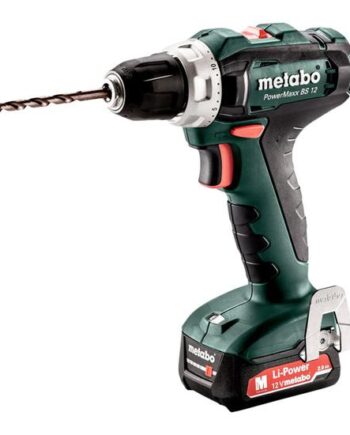 Metabo Powermaxx Bs 12 Bor Driver Ledningfri  -hastigheders   Batterier
