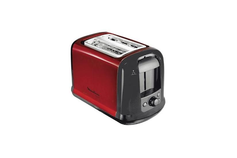 Moulinex Subito Lt261d Brødrister Metalisk Rød Sort