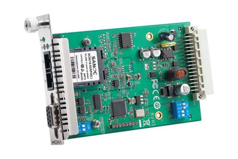 Moxa Tcf-142- -sc-rm Fibermedieomformer Rs-232 Rs-485 Rs-442