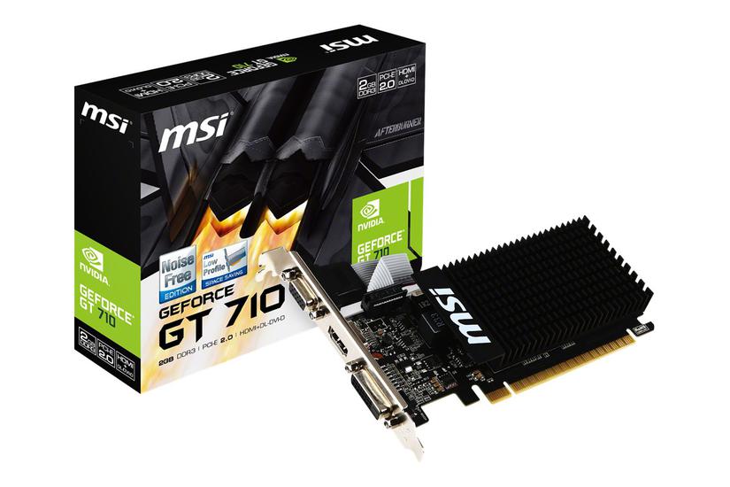 Msi Gt 710 2gd3h Lp Grafikkort Lavprofil 2gb Ddr3 Nvidia Gt 710 Pci Express X16