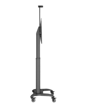 Multibrackets   Motorized Public Floorstand Dual Pillar 180 Hd Vogn Med Hjul Motoriseret For Fladt Panel Videokonferencelkamera Sort