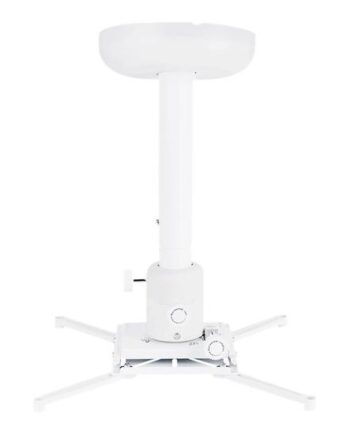Multibrackets   Universal Projector Ceilingmount 300-500 With Fine Tune Komponenter Til Montering For Projektor Hvid