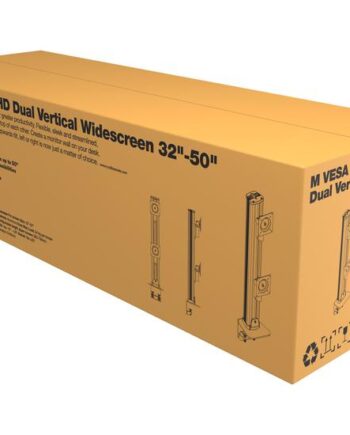 Multibrackets   Vesa Desktopmount Hd Dual Monteringssæt For   Kurvede Lcd-displays Sort