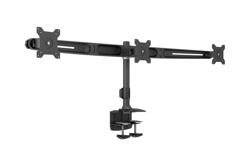 Multibrackets Vesa Desktopmount Triple Desk Clamp 15 Quot -24 Quot Monteringssæt For Lcd Skærme Sort
