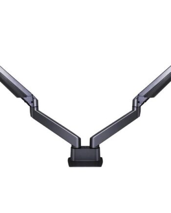 Multibrackets   Vesa Gas Lift Arm Dual Side By Side Monteringssæt Justerbar Arm For   Lcd Displays Sort