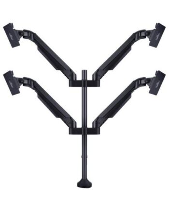 Multibrackets   Vesa Gas Lift Arm Quad Monteringssæt For   Lcd Displays Sort