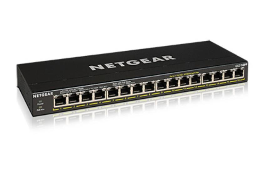 Netgear Gs316pp Switch 16 Porte Ikke Administreret