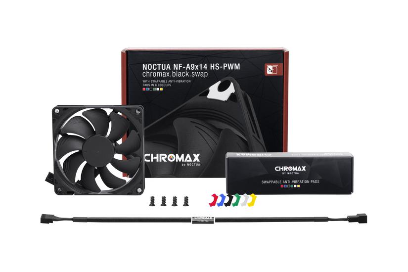 Noctua Chromax Nf-a9x14 Hs-pwm Black Swap Indsats Med Blæser