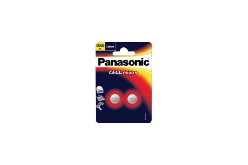 Panasonic Cr2032l 2bp Batteri Cr2032 Li