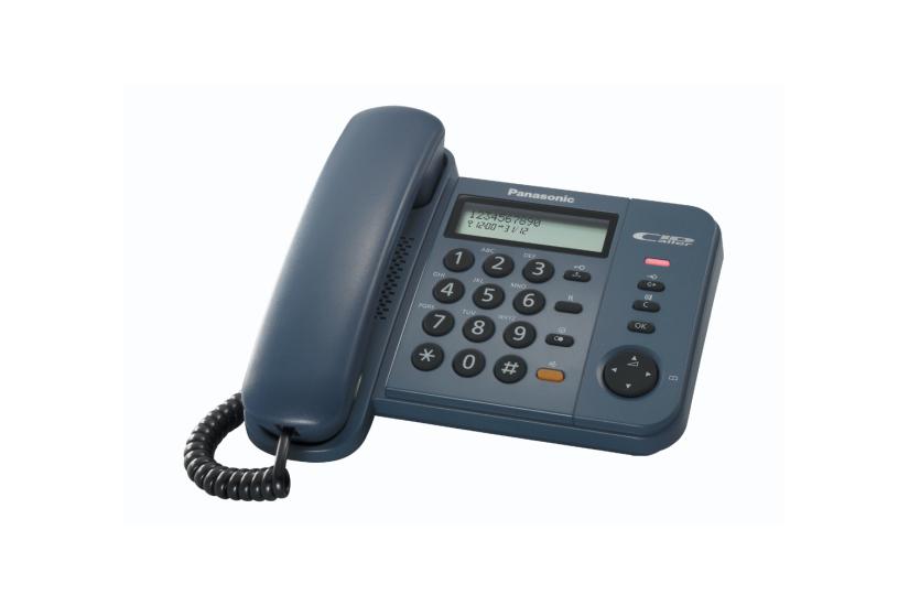 Panasonic Kx-ts580gc Telefon Med Ledning Med Opkalds-id Opkald Venter
