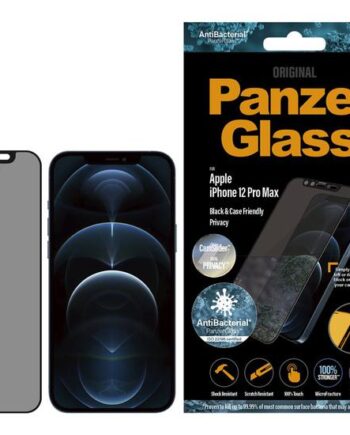 Panzerglass Black   Case Friendly Privacy Skærmbeskytter For Mobiltelefon