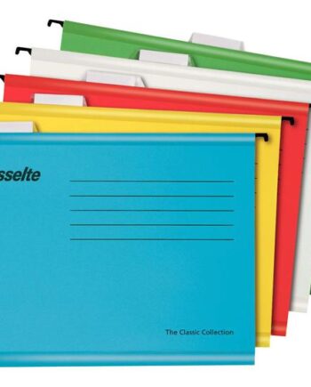 Pendaflex Hængende Fil For A4 Kapacitet: 150 Ark Med Faneblade Hvid  Blå  Gul  Rød  Grøn  Pakke Med 10