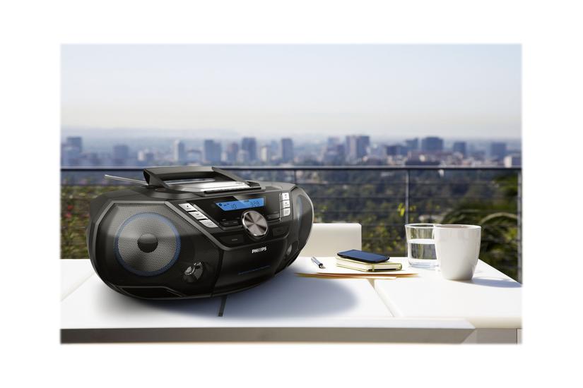 Philips Cd Soundmachine Azb798t Boombox Cd Usb-vært Cassette