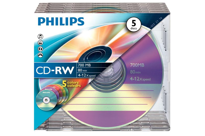 Philips Cd-rw 700 Mb Lagringsmedie