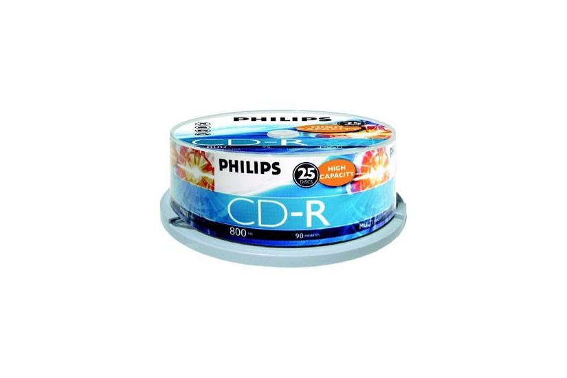 Philips Cr8d8nb25 Cd- 25 800 Mb Lagringsmedie