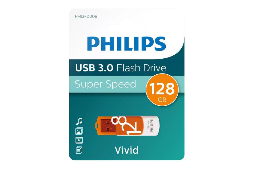 Philips Fm12fd00b Vivid Edition Usb Flashdrive 128 Gb