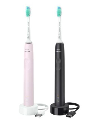 Philips 3100 Series Hx3675 Tandbørstesæt Sort Sukkerrose