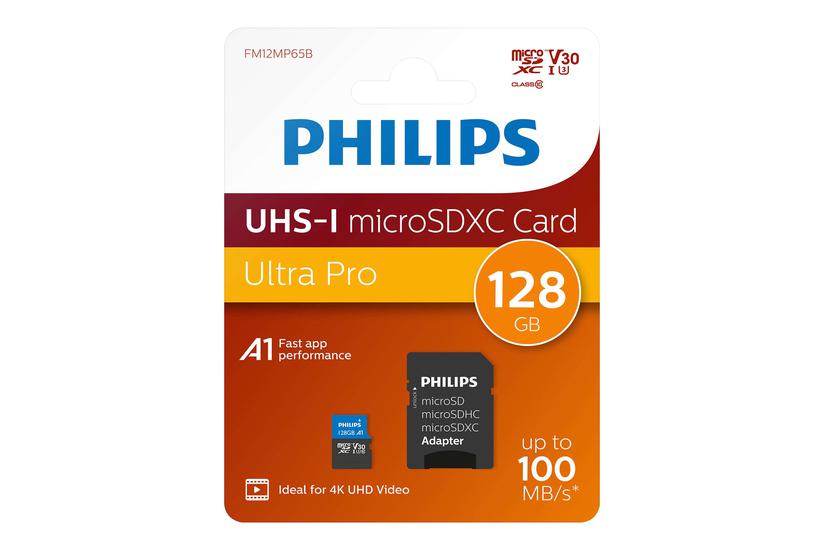 Philips Ultra Pro Fm12mp65b Flashhukommelseskort 128 Gb Microsdxc