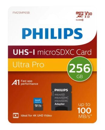 Philips Ultra Pro Fm25mp65b Flashhukommelseskort 256 Gb Microsdxc