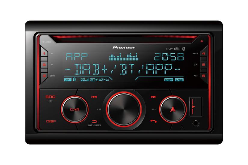 Pioneer Fh-s820dab Bil Cd-modtager In-dash Enhed Double-din