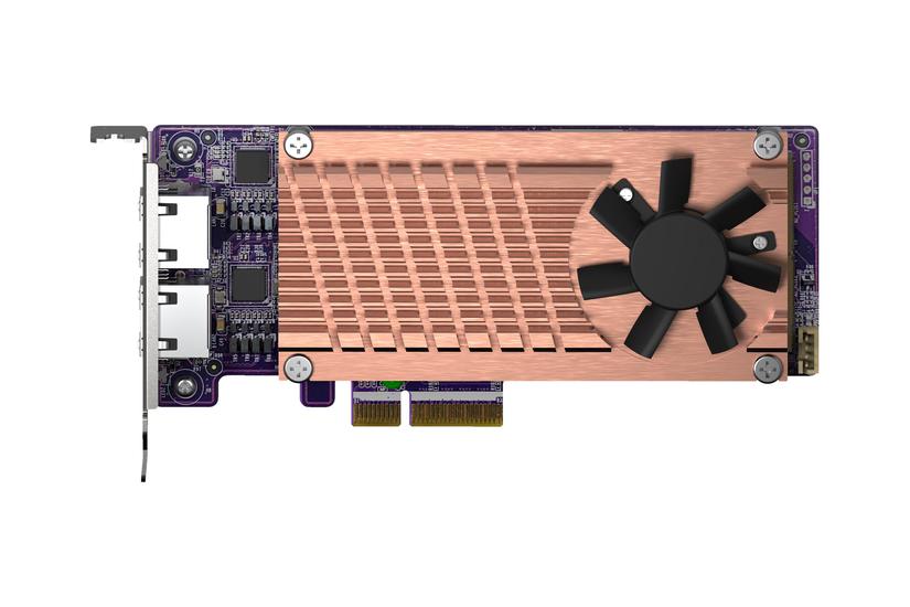 Qnap Qm2-2p2g2t Lagringskontrol Nvme Card Pcie Nvme Pcie X4 Gigabit Ethernet