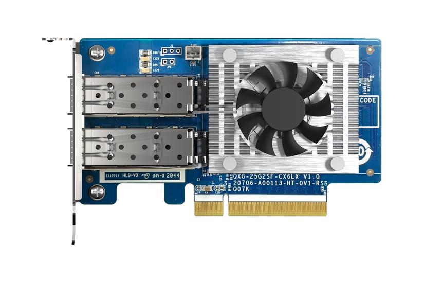 Qnap Qxg-25g2sf-cx6 Netværksadapter Pcie X8 25 Gigabit Sfp28